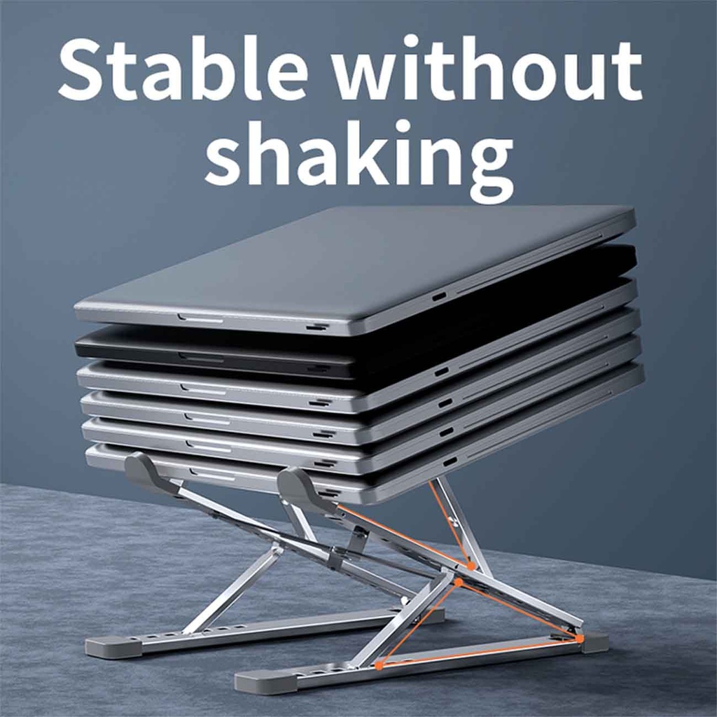 N8 Adjustable Aluminum Laptop Stand - Portable & Foldable